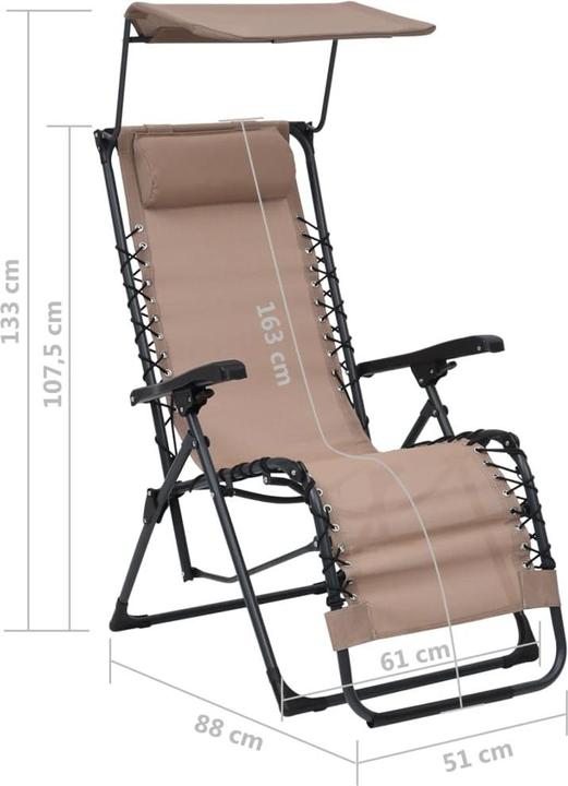 Immagine prodotto vidaXL Chaise longue (88 cm)