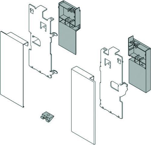 Image du produit Blum ZI7.0KS0 attache-façade, hauteur K SW