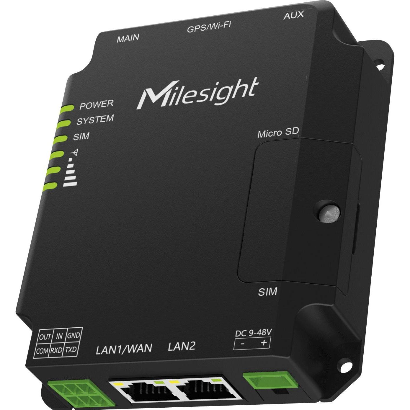 Milesight UR32-L04EU-G, Router, Schwarz