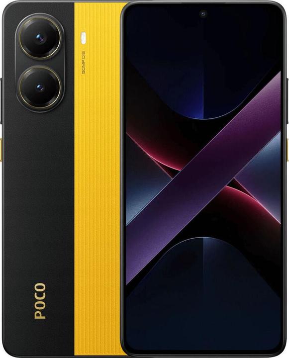 Actual product image Xiaomi POCO X7 Pro (256 GB, Yellow, 6.67", Dual SIM, 5G)