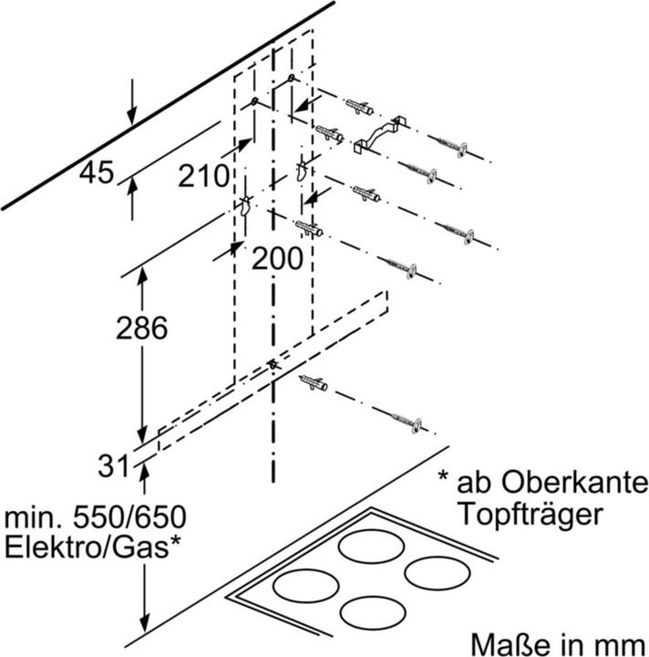 Produktbild Bosch Hausgeräte DWB66BC50 (Wandhaube)