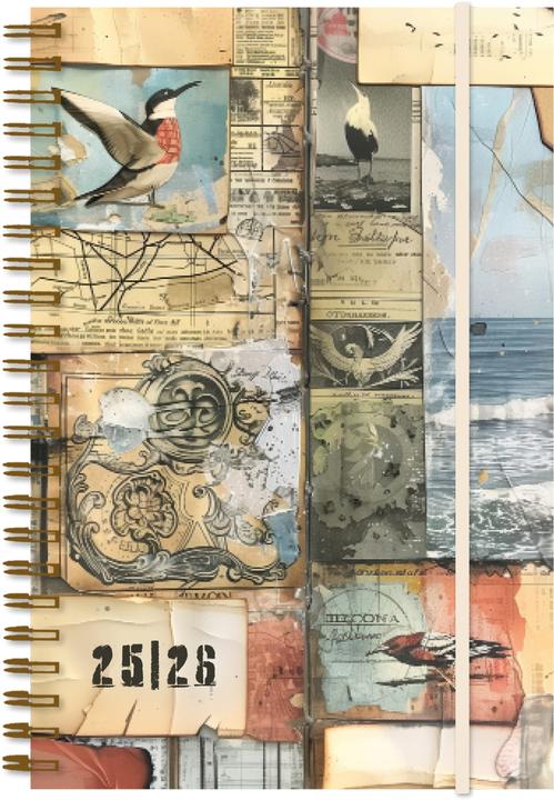 Produktbild Simplex Schüleragenda Emotions 25/26 500223.26 1W/2S 17M Ahoi ML 8x12.5cm (A7, Deutsch)