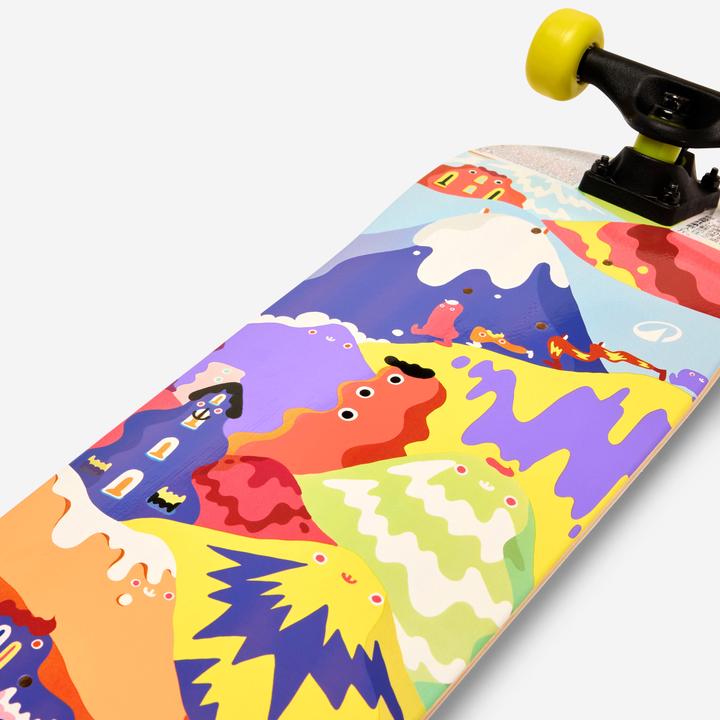 Actual product image Decathlon Play 120 Happy Kids' Skateboard Ages 3 to 7 (7.25")
