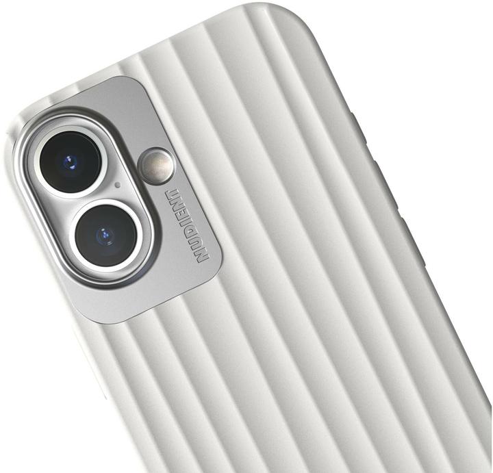 Produktbild Nudient Back Cover Bold MagSafe iPhone 16 Chalk White (Apple iPhone 16)