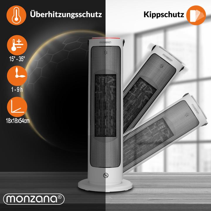 Actual product image Monzana Fan heater (2000 W)