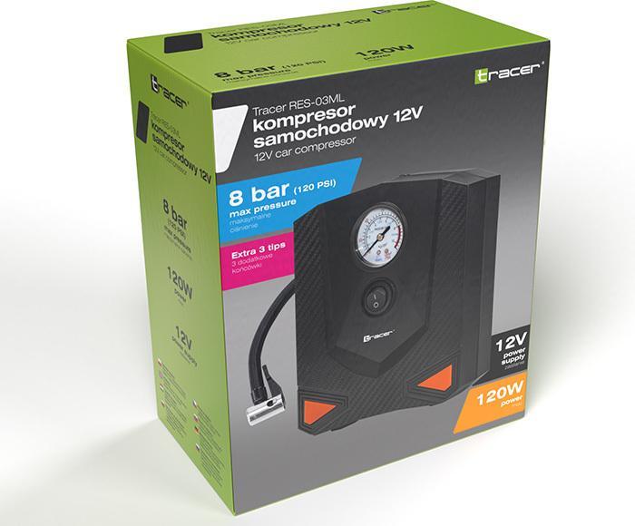 Actual product image Tracer 47449 RES-03ML Portable air pomp (8 bar, 17 l)