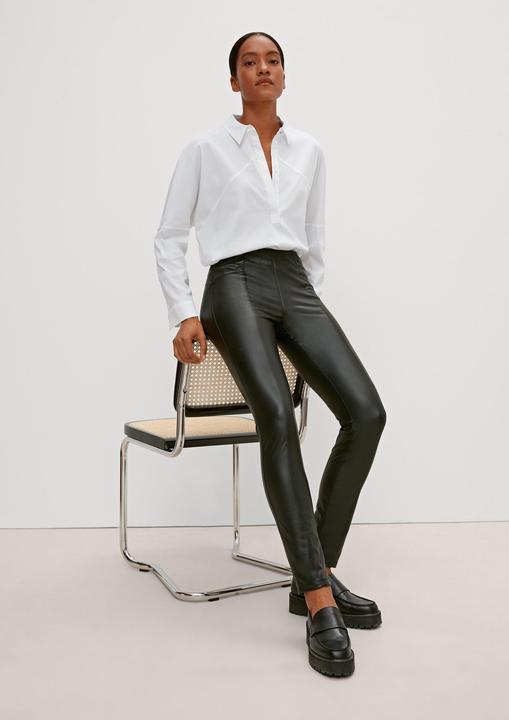 Image du produit Comma Pantalon aspect cuir (42)