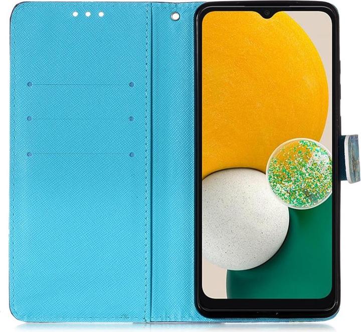 Actual product image Cover-Discount Galaxy A34 - Case glitter effect butterflies gold (Samsung Galaxy A34 5G)