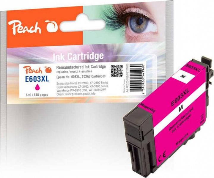 Immagine prodotto Peach Inchiostro Epson No 603XL (T03A3) Magenta (M)