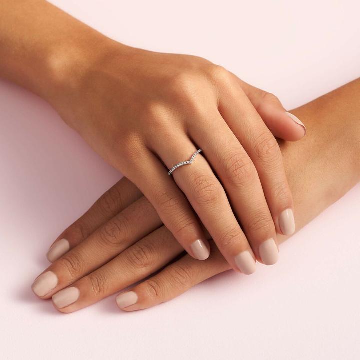 Actual product image Pandora Sparkling Wish Ring (56, 925 Silver)