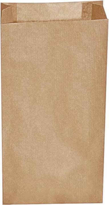 Produktbild Wimex.eu Papierfaltenbeutel braun 14+7 x 29 cm 1,5kg - 500 Stück (500 x)
