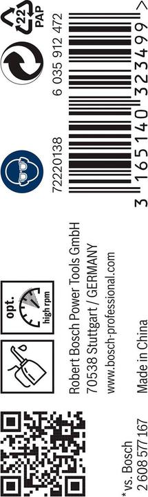 Image du produit Bosch Professional Zubehör Foret hélicoïdal PRO Metal HSS-G, 3,6 x 39 x 70 mm (3,6 mm)