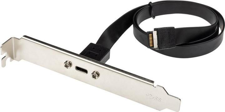 Actual product image InLine Slot bracket USB Type-C to USB 3.1 front panel Key-A internal (0.50 m, USB 3.2 Gen 2)