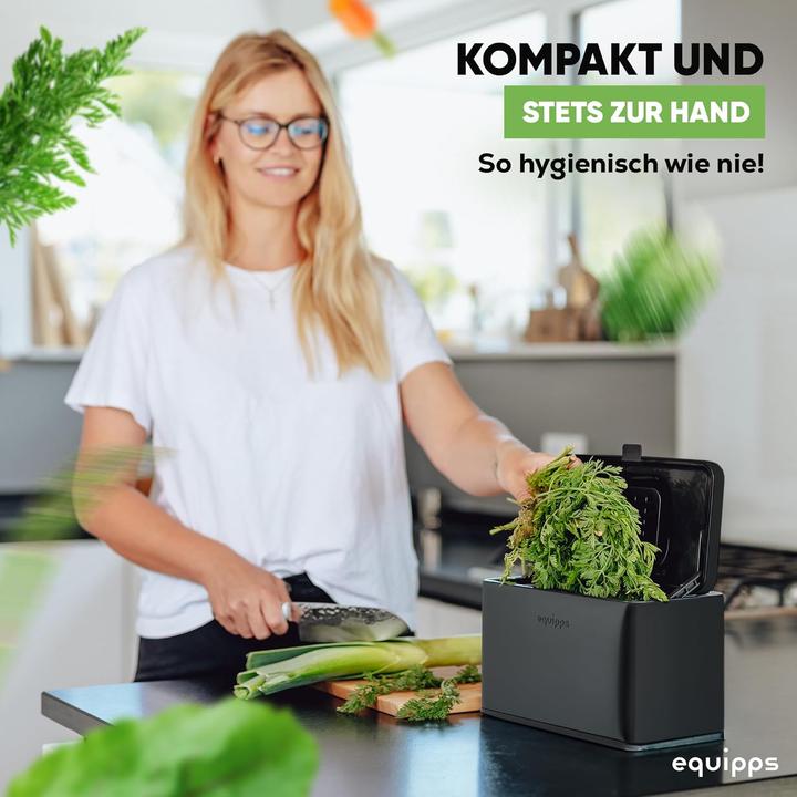 Produktbild equipps Komposteimer mit Geruchsfilter (3 l)
