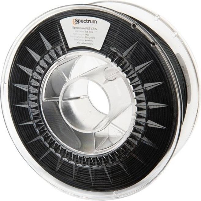 Produktbild Filament PA Nylon PA6 CF15 carbon 0.5kg 1.75mm (1.75 mm, 750 g, Schwarz)