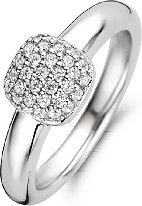 Actual product image Ti Sento Milano Ring with cubic zirconia 12188ZI (56, 925 Silver)