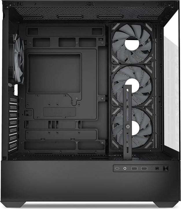 Actual product image Sharkoon AK6 RGB Black ATX (black) (ATX, mATX, Mini-ATX)