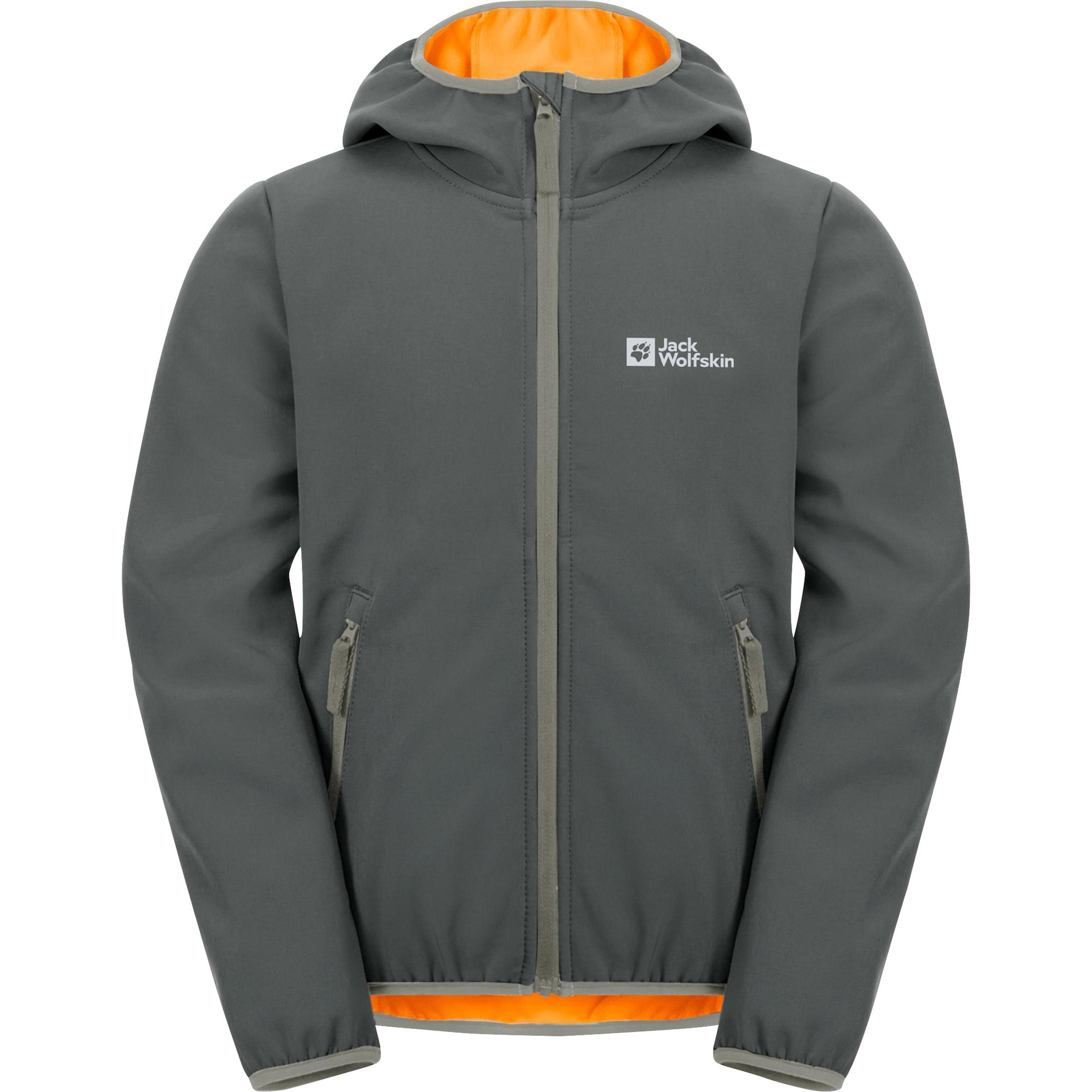 Jack Wolfskin, Unisex, Jacke, Fourwinds Jacket Kids (152), Grau, 152