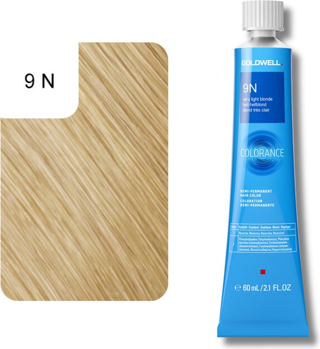 Actual product image Goldwell Colorance Tube Demi-Permanente (9N light-light blonde)
