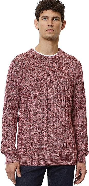 Actual product image Marc O'Polo Long Sleeve Pullover Crew Neck Raspberry (XXL)