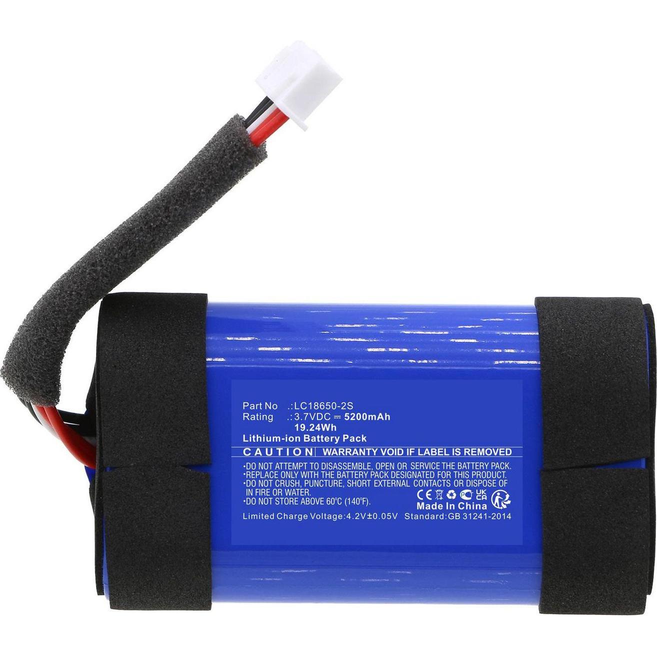 CoreParts Battery for Pure DAB Digital (1 Zellen, 5200 mAh), Notebook Akku, Blau