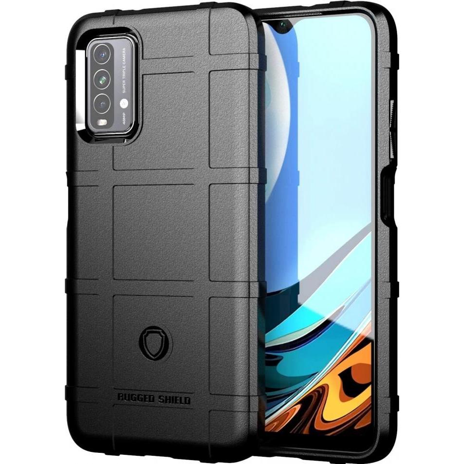Screenguard Xiaomi Redmi 9T Rugged Shield Hülle (Xiaomi Redmi 9T), Smartphone Hülle, Schwarz