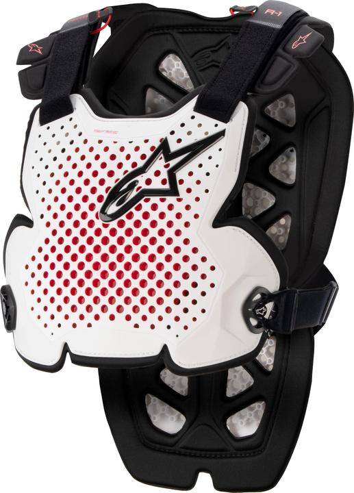 white black red
