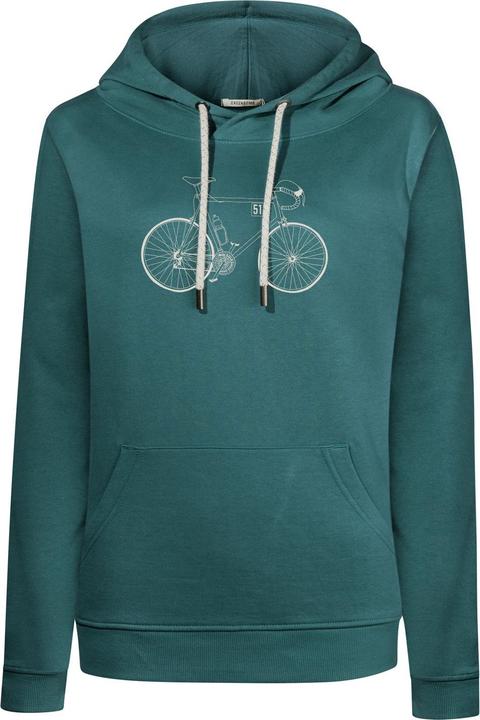 Immagine prodotto Greenbomb Felpa con cappuccio Bike Classic Chipper da donna in cotone (M)