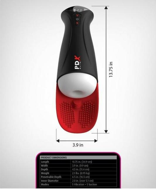 Actual product image Pipedream Fap-O-Matic Pro XL