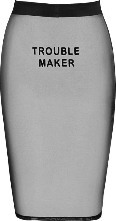 Actual product image Noir Handmade halblanger Rock in schwarz (3XL)