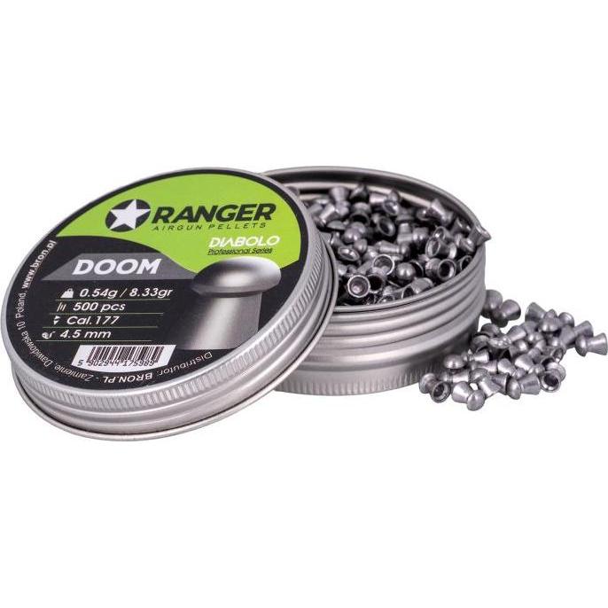 Ranger Ink Śrut 4 5 mm RANGER Diabolo Professional Doom grzybek 500 szt. 0 54 g