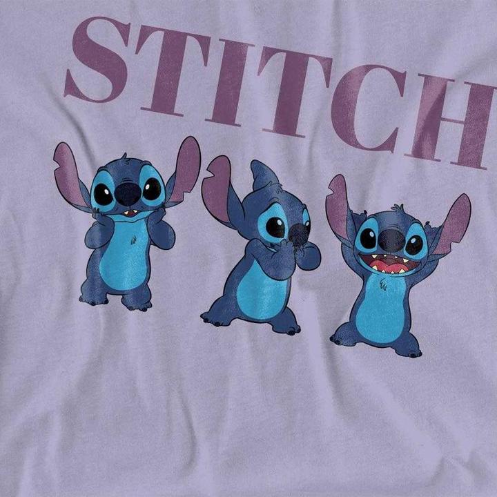 Actual product image Lilo & Stitch Womens/Ladies Stitch Poses T-Shirt (L)