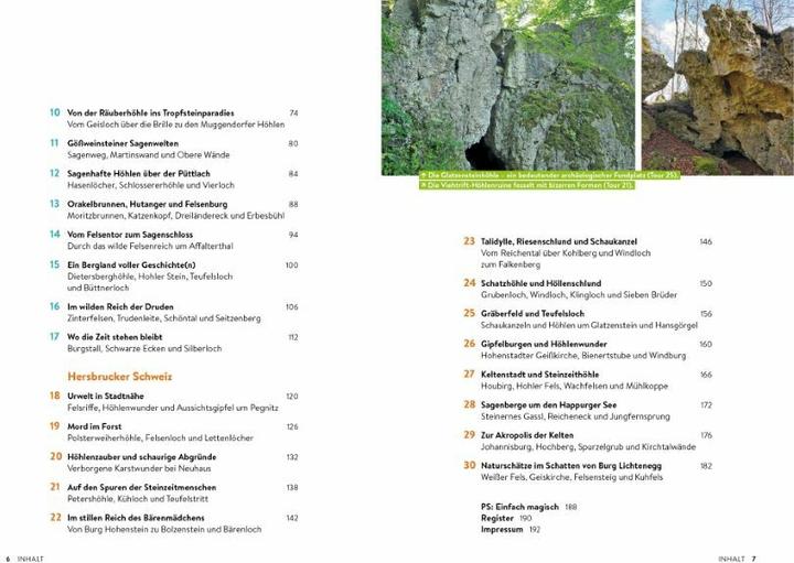 Produktbild Geheimnisvolle Pfade Fränkische Schweiz (Deutsch, Bernhard Pabst, 2022)