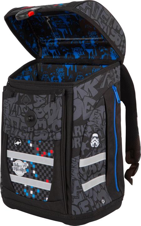Actual product image Coolpack Satchel fabric black, grey