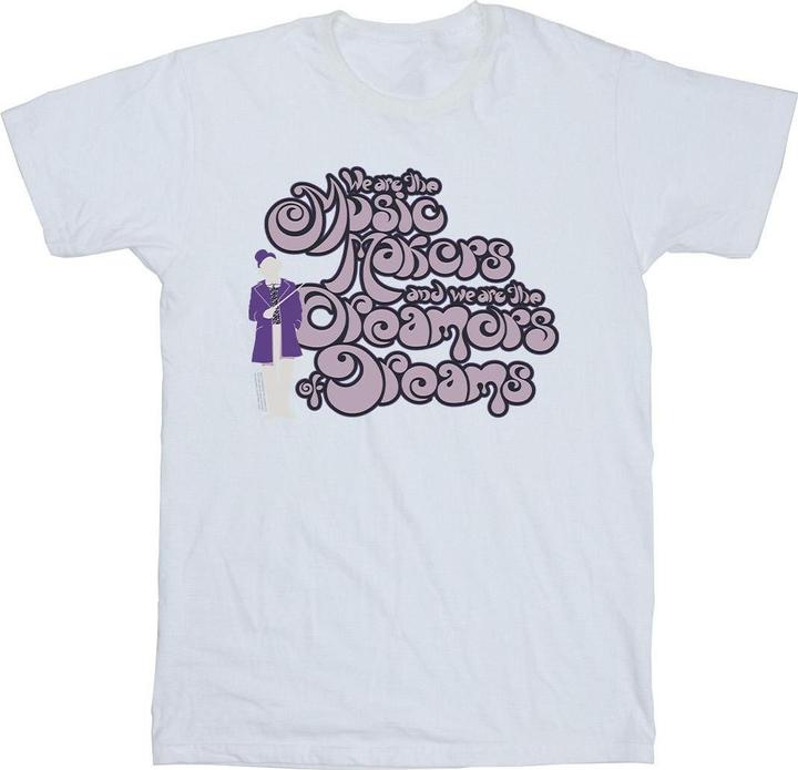 Immagine prodotto Willy Wonka & the Chocolate Factory Dreamers Text Maglietta Ragazzi (128)
