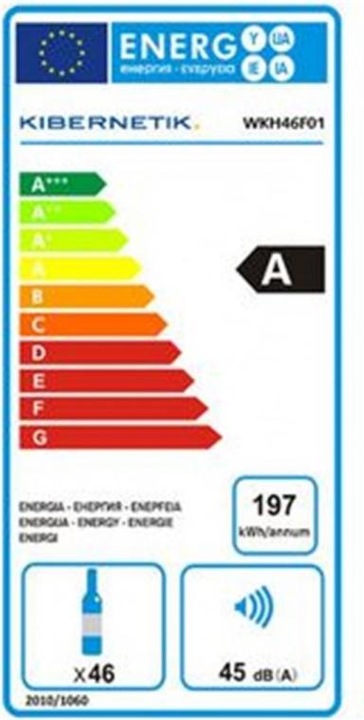 Energie-Label Kibernetik Wkh46f01