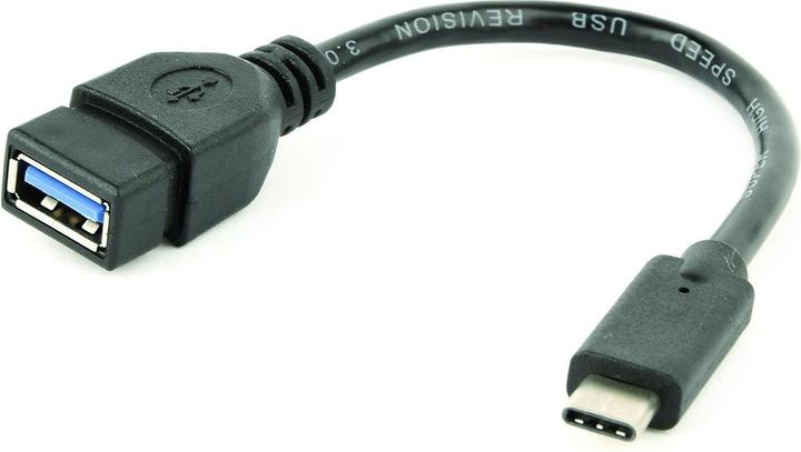 Produktbild Gembird A-OTG-CMAF3-01 USB Typ-C USB Type-A Schwarz Kabelschnittstellen-/adapter (0.20 m, USB 3.0)