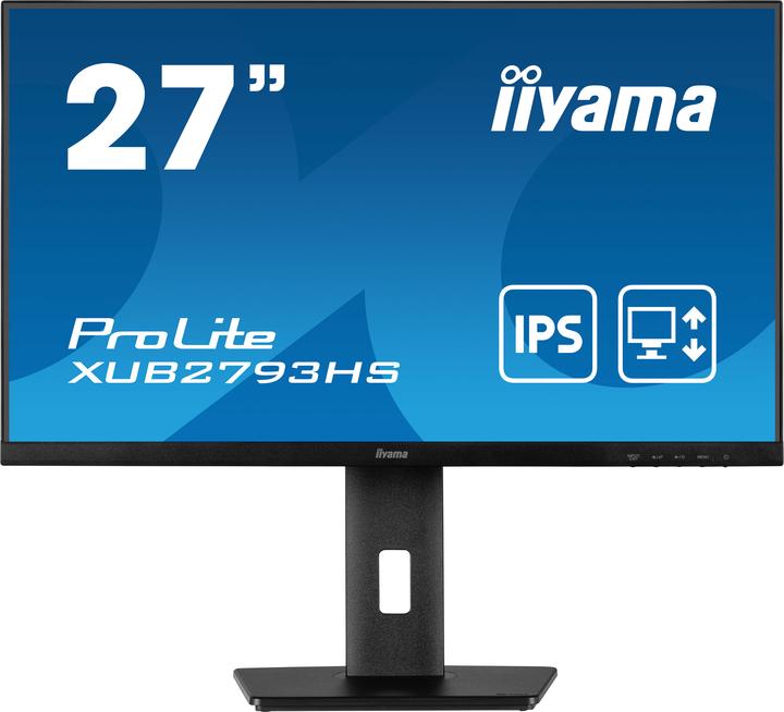 iiyama ProLite XUB2793HS 27" 16:9 Full HD IPS Display schwarz (1920 x 1080 Pixel, 27")