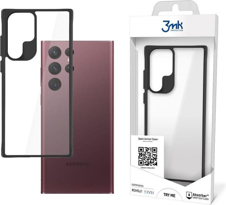 3MK SatinArmor + Case Sam S908 S22 Ultra Military Grade (Samsung Galaxy S22 Ultra)