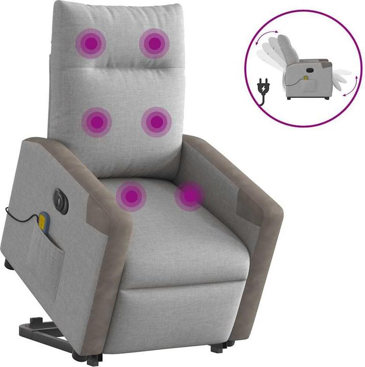 Image du produit vidaXL Massagesessel mit Aufstehhilfe