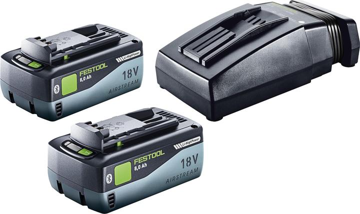 Image du produit Festool KHC 18 EB-Basic Marteau combiné sans fil 18 V 2,6 J SDS-Plus Brushless + 2x batterie 8,0 Ah + (Fonctionnement sur batterie, 18 V)