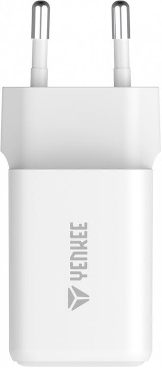 Immagine prodotto Yenkee USB-C Ladegerät 2x18W 3A Power Delivery 3.0 QC3.0 Weiss (35 W, 2 porte)