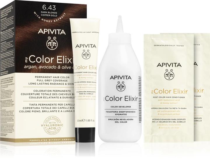 Produktbild M.Y MY COLOR ELIXIR Permanent Coloration 643 - 1 Einheit (6.43 Dunkelblond Kupfergold)