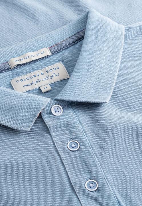 Actual product image Colours & Sons Polo-Garment Dyed (S)