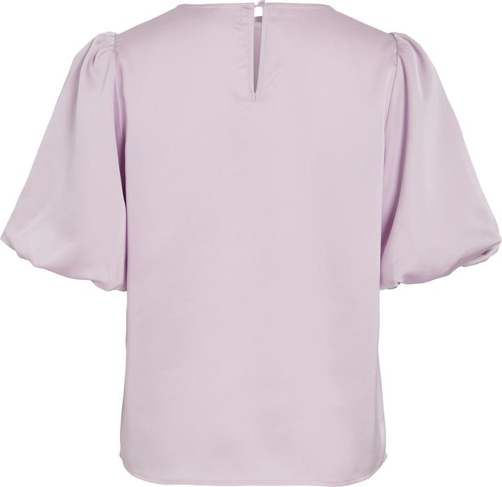 Produktbild Vila VIELLETTE Rundhals Oberteil mit kurzen Ärmeln (40)