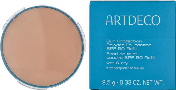 Artdeco Sun Protection Powder Foundation Refill SPF 50 9.5g 20 Cool Beige (Crème solaire visage, SPF 50, 79 ml, 20 g)
