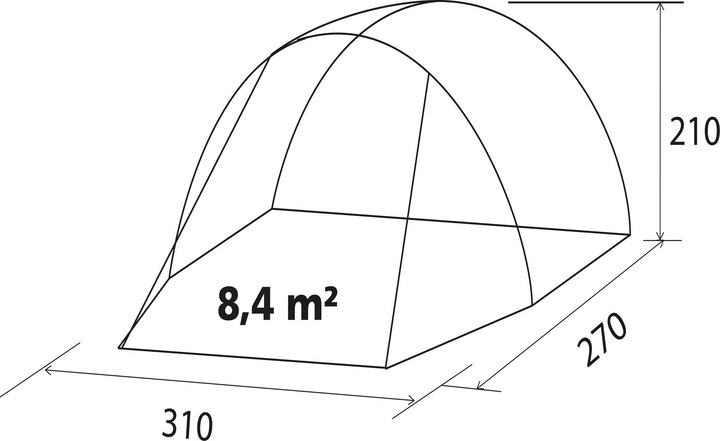 Produktbild Brunner Entrada (Vorzelt, 10.50 kg, 1 Person)