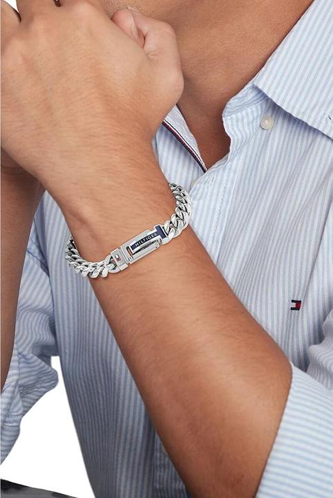 Productafbeelding Tommy Hilfiger Luxe herenarmband van staal 2790433 (21 cm, Staal)