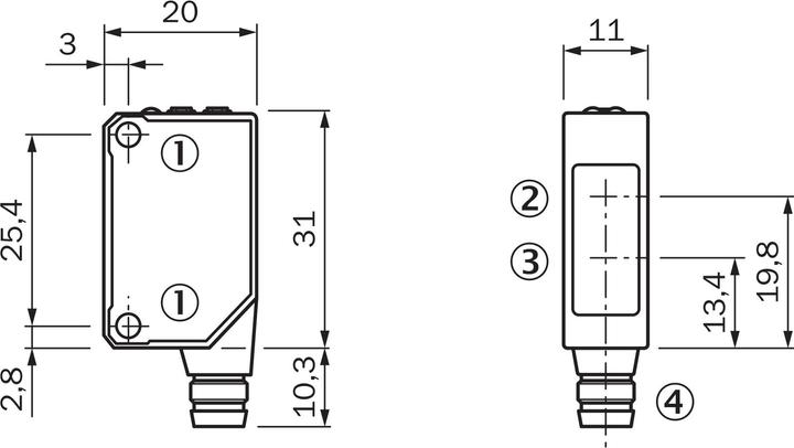 Actual product image Sick WT100L-E1141