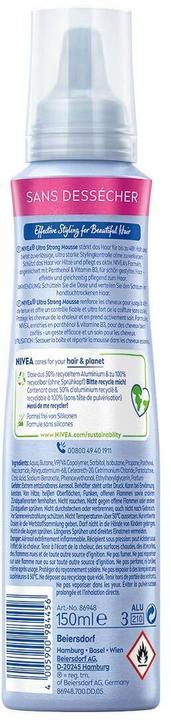 Immagine prodotto NIVEA Ultra Strong Styling Mousse (Agente schiumogeno, 150 ml)
